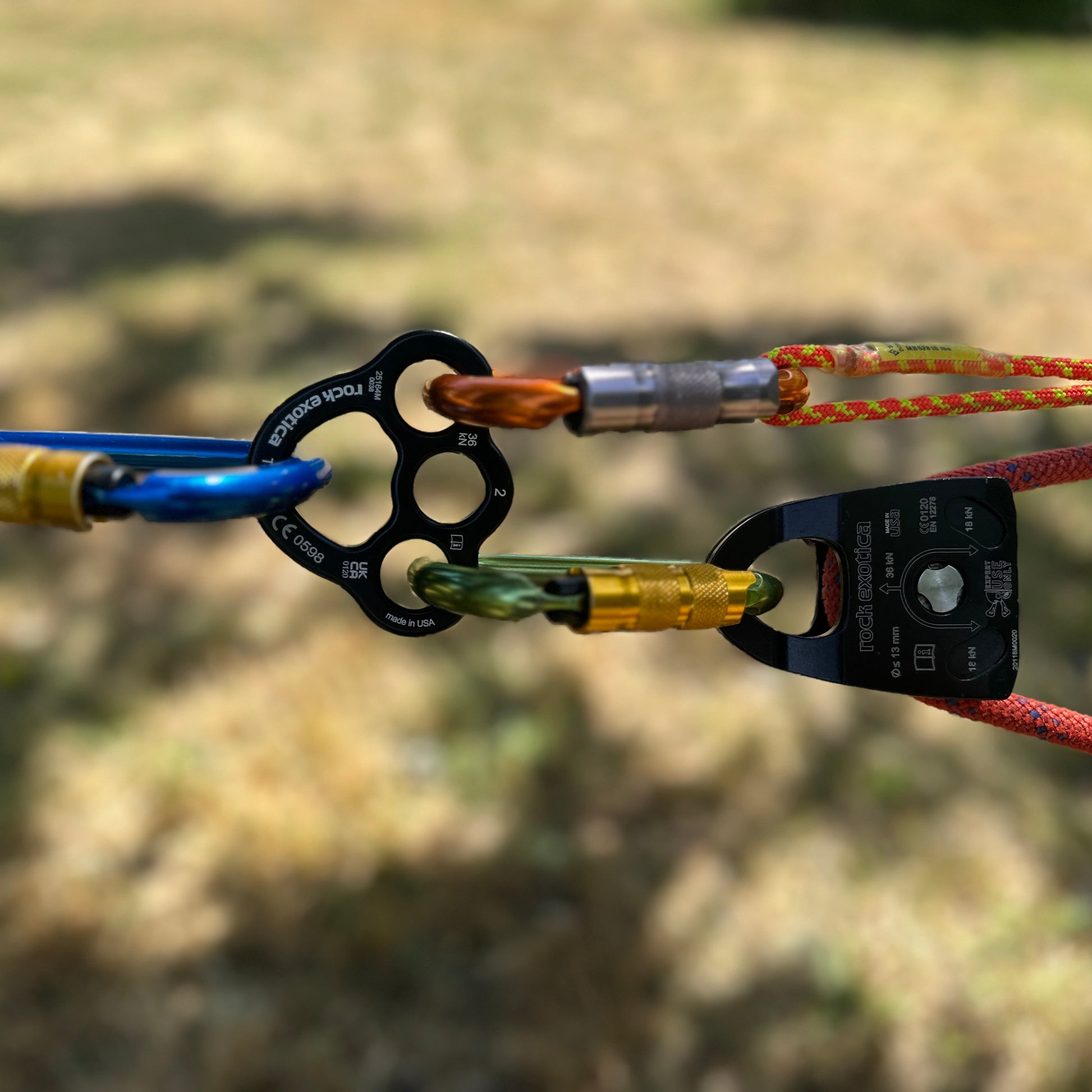 Rock Exotica TriRig with Pulley and Prusik