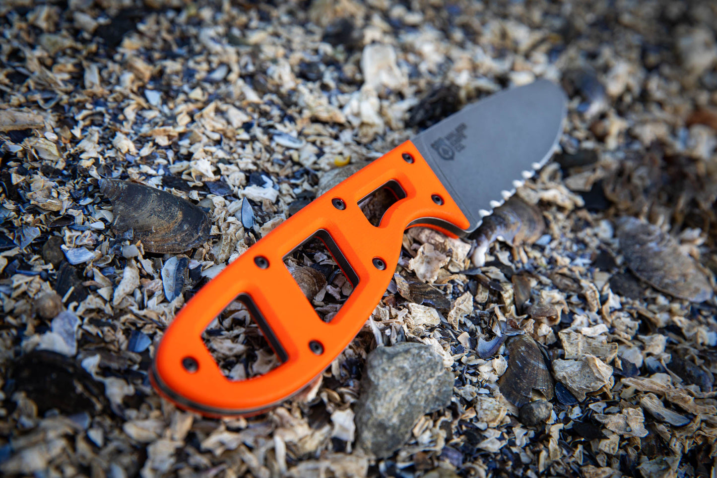 The Crux Fixed Blade River Knife | Safety Orange