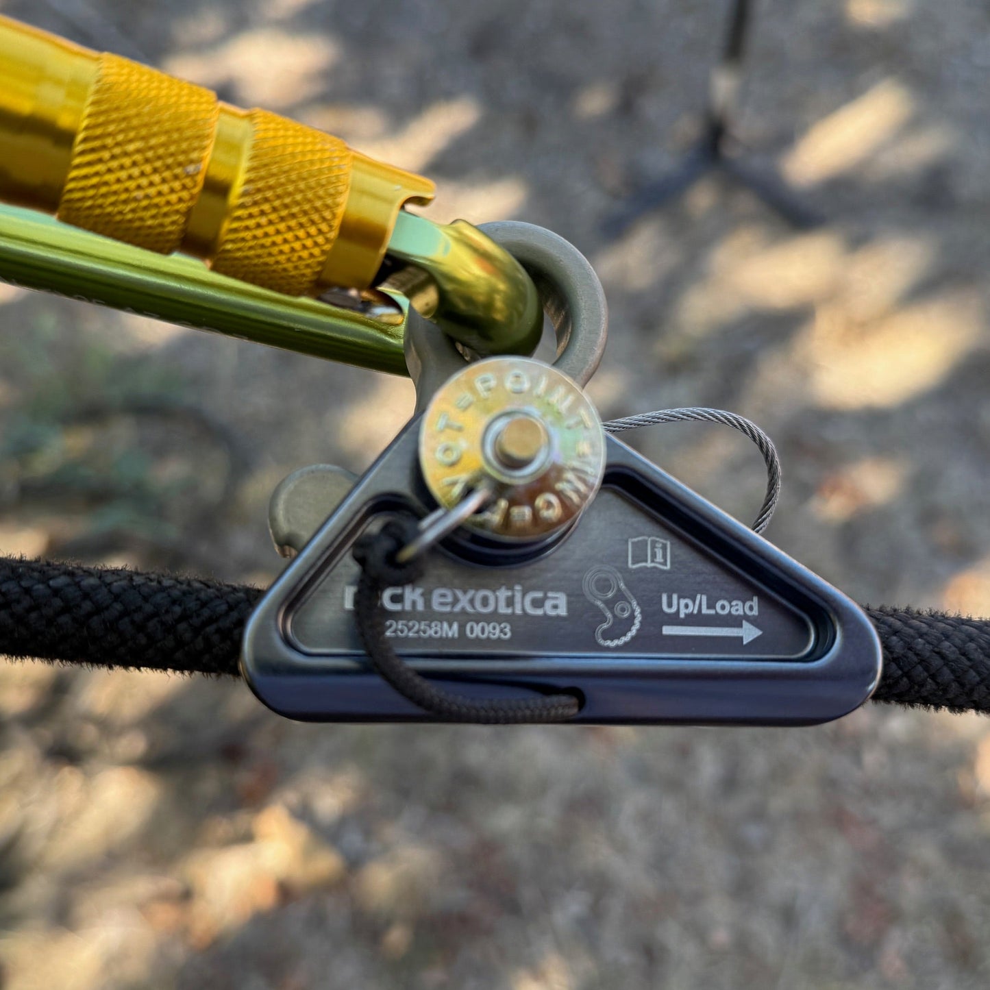 Rock Exotica MIL rockGrab with a carabiner