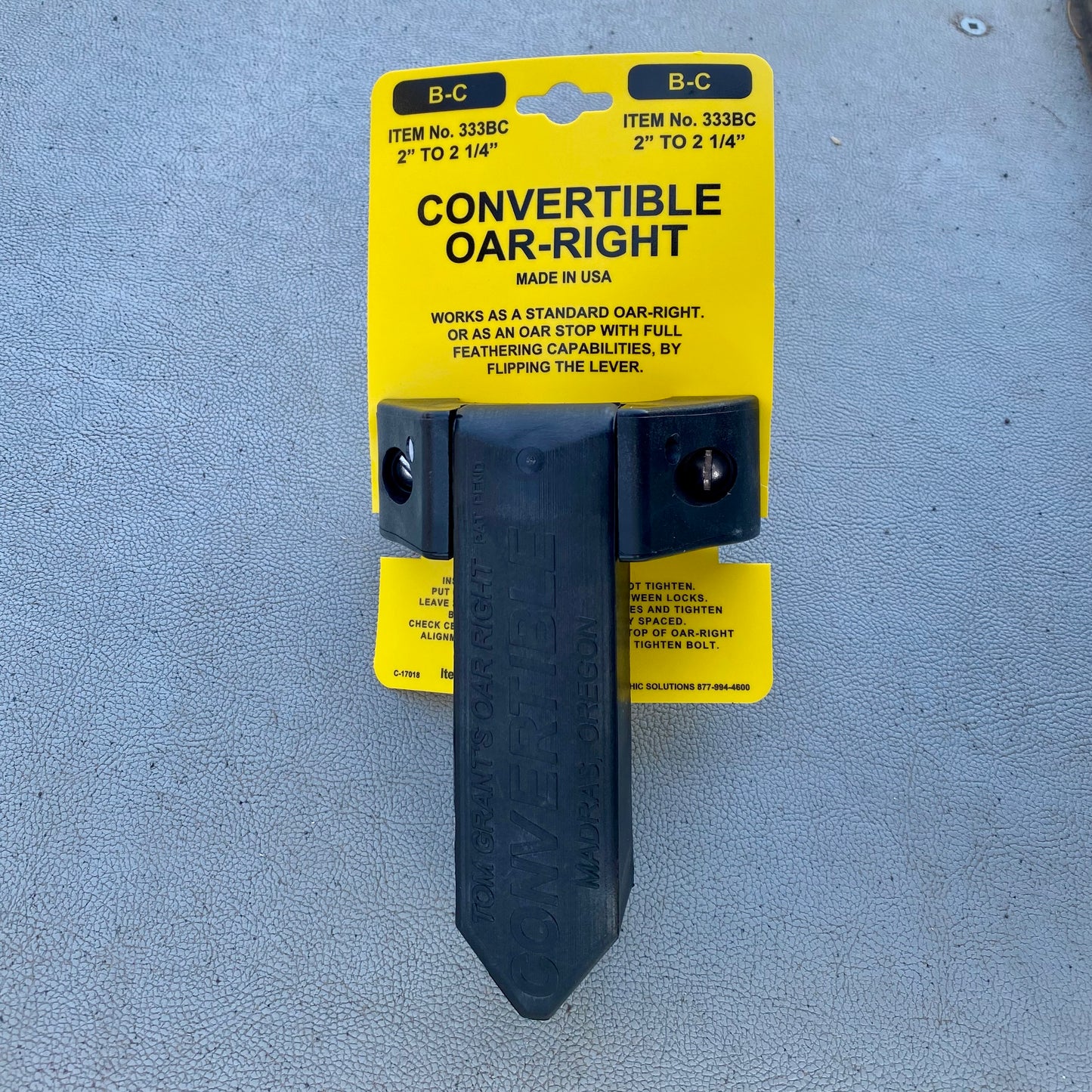 Tom Grant's Convertible Oar Right