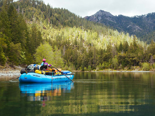 Raft on the Illinois River