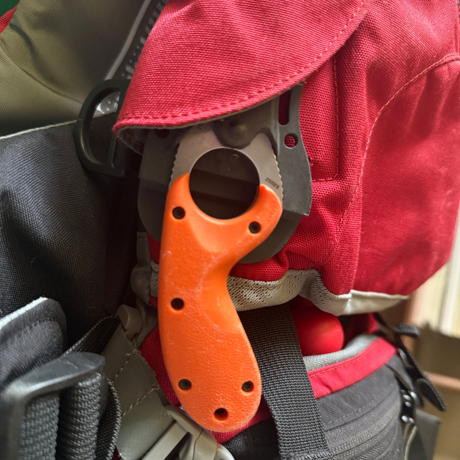 Bear Claw Knife on a PFD