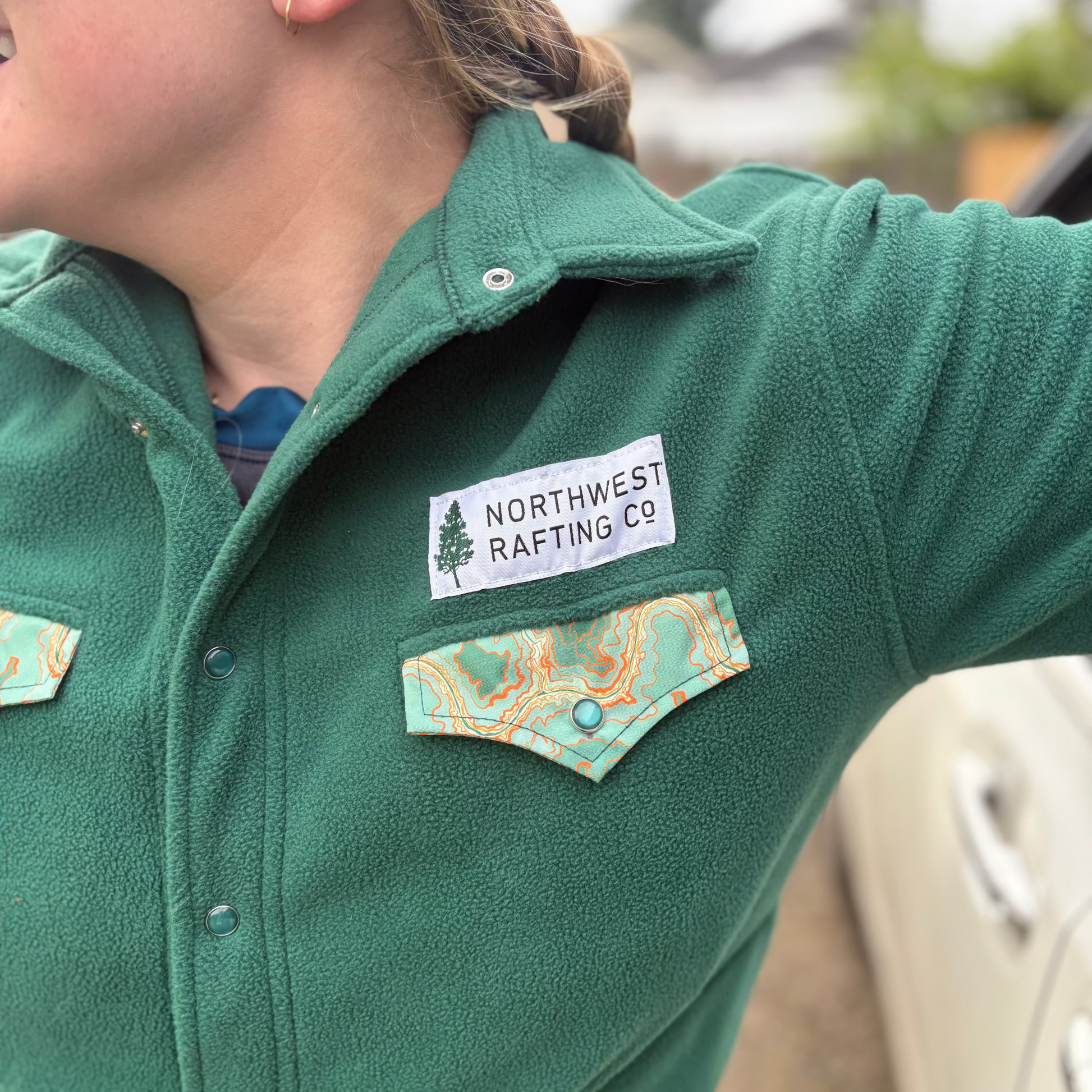 FunLuvin Pearl Snap with NWRC Badge