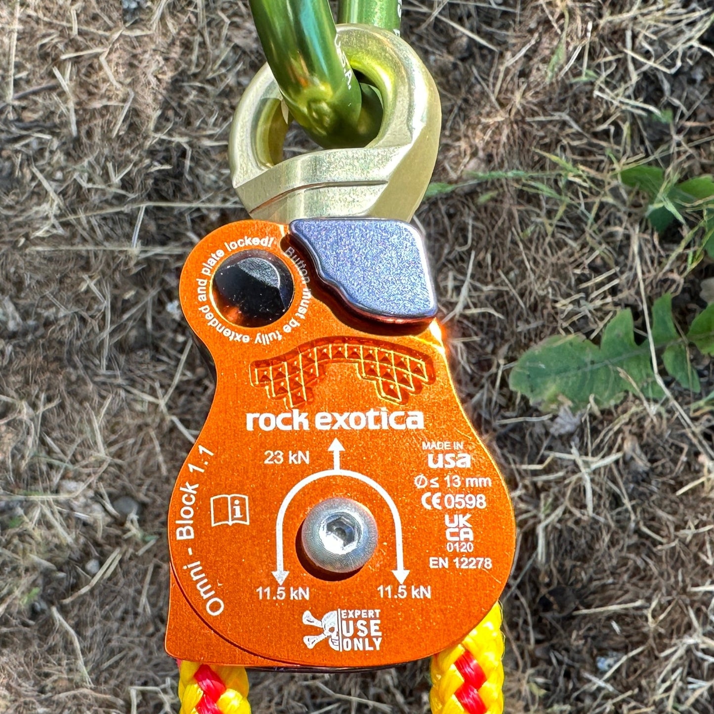 Rock Exotica Omni-Block 1.1" Single Pulley