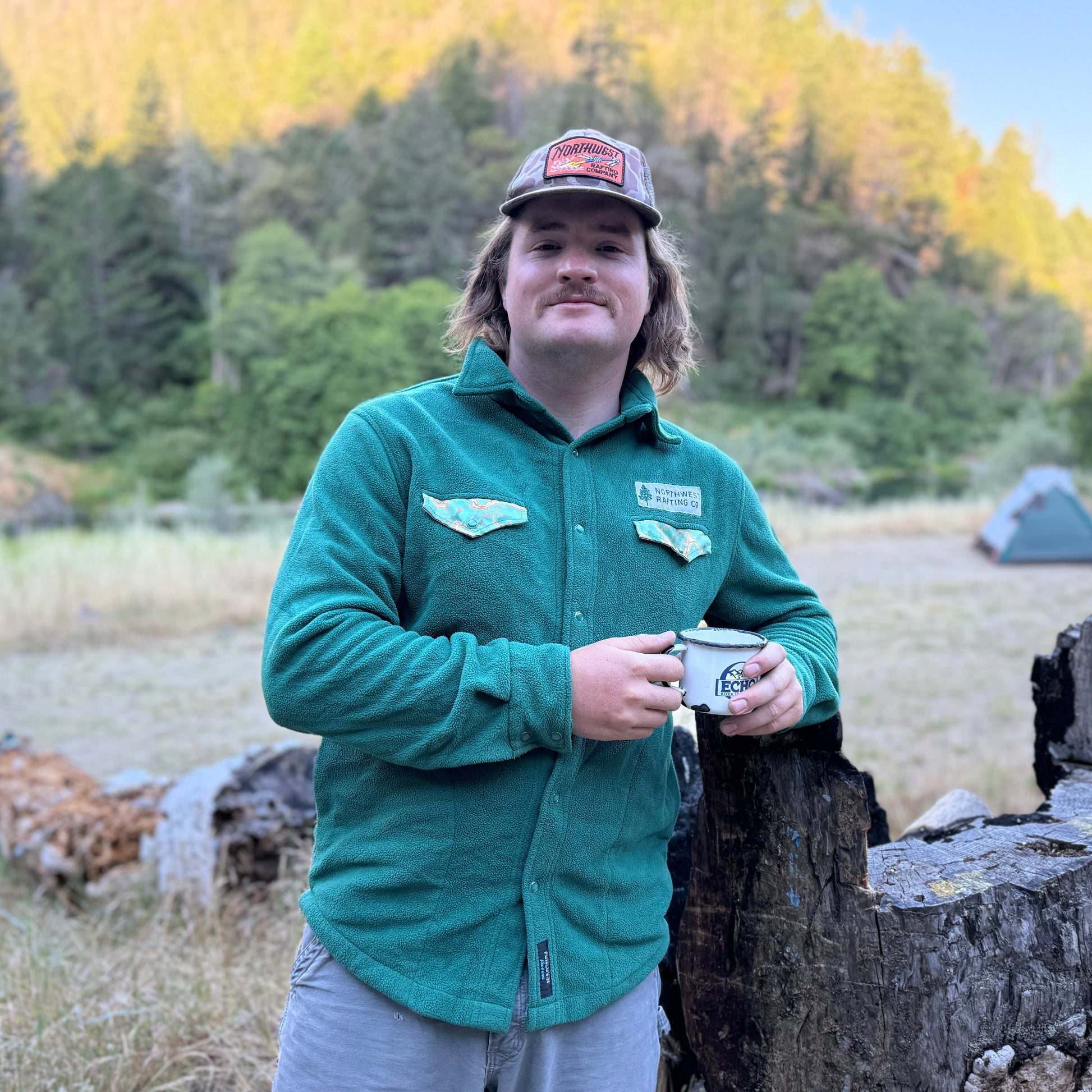 Mason wearing a FunLuvin' Fleece