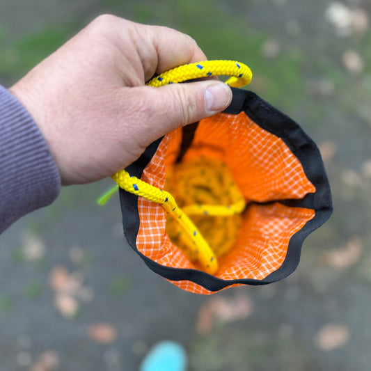 Wide Mouth Opening of Throw Bag