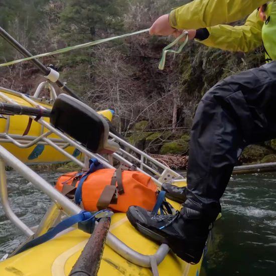 Rafting Flip Line on a Cataraft