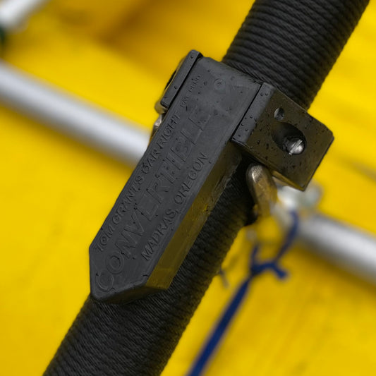 Tom Grants Sporting Products' Convertible Oar Right in oar lock